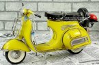 1:6 Tinplate Red / Yellow Retro 1959 Vespa GS150 Scooter Model