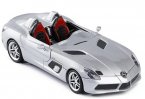 1:24 Scale Silver Diecast Mercedes Benz SLR Stirling Moss Model