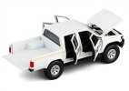 White 1:32 Scale Kids Diecast Toyota Hilux Pickup Truck Toy