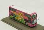 Pink 1:76 NLB Diecast Dennis Enviro 400 Double Decker Bus Model