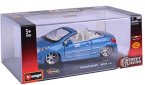 Blue / Black / White 1:32 Bburago Diecast PEUGEOT 207 CC Model