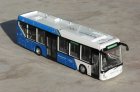 1:64 Scale Blue-White Die-Cast Beijing 2008 Olympics Bus Model