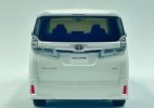 White 1:30 Scale Diecast 2020 Toyota Vellfire V6 MPV Model