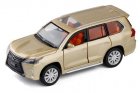 Kids Black / White / Golden 1:32 Scale Diecast Lexus LX570 Toy