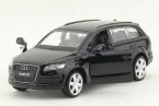 1:43 Scale Kids Black / White Diecast Audi Q7 SUV Toy