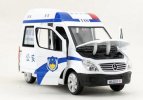 1:32 Scale Police Patrol Diecast Mercedes Benz Sprinter Toy