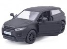 Kids 1:36 Scale Black Diecast Range Rover Evoque Toy