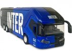 Internazionale Milano Black-Blue Painting Diecast Coach Bus Toy