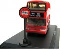 Mini Scale Cool Red Kids Hong Kong Double-Decker City Bus Toy