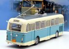 Blue-White 1:64 Scale NO.115 Diecast Skoda 8TR Trolley Bus Model