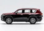 1:64 Scale Black / Red/ Silver /White Diecast Lexus LX600 Model