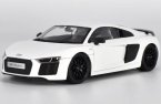 White / Red / Blue 1:18 Maisto Diecast Audi R8 V10 Plus Model