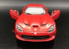 Red 1:32 Bburago Diecast 2013 Dodge Viper GTS SRT Model