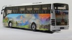 1:42 Scale China Tourism YunNan Die-Cast Volvo 9300 Bus Model
