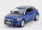 Kids 1:36 Scale White / Red / Blue / Gray Diecast Audi A1 Toy