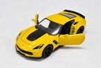 Blue / Yellow Maisto Diecast Chevrolet Corvette Z06 Model