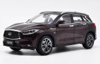 Wine Red / Blue / Gray 1:18 Scale Diecast Infiniti QX50 Model