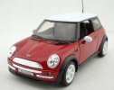 1:24 Welly Yellow / Red Diecast Mini Cooper Model