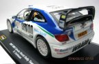 1:32 Scale White Bburago NO.6 Diecast 2007 Citroen WRC Model