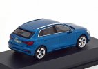 Blue / Black 1:43 Scale Diecast 2020 Audi A3 Sportback Model