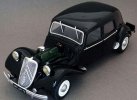 1:24 Scale Black Assembly Plastics Citroen 15CV Model