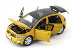 1:32 Scale Kids White / Blue / Golden Diecast VW New Polo Toy