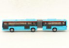 Kids Yellow / Blue Diecast Articulated Bus Toy