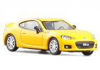 1:64 Scale Blue / White / Yellow Diecast 2019 Subaru BRZ Toy