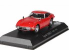 Red / White / Silver 1:43 Kyosho Diecast Toyota 2000GT Model