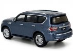 1:64 Scale Blue /Champagne Diecast 2020 Infiniti QX80 SUV Model