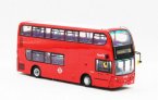 1:76 Scale Red CMNL Enviro400H First London Double Decker Bus