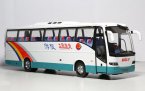 White 1:42 Scale Diecast Volvo 9700 Silver Bus Model