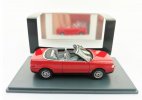 Silver / Red 1:43 Scale Resin 1986 Audi A4 Cabriolet Model