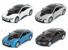 Silver / Black / White / Blue 1:36 Kids Diecast BMW I8 Toy