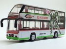 Red / Blue / Green Kids NO.103 Die-Cast Double Decker Bus Toy