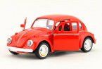 1:32 Scale Kids Pink / Blue / Red Diecast VW Beetle Toy
