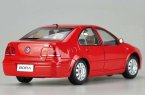 Red 1:18 Scale 2010 Diecast VW Bora Model