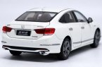 White 1:18 Scale Diecast Honda Spirior Sport Hybrid Model