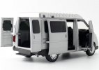 Kids 1:32 Scale White / Silver Diecast 2018 JMC Van Toy