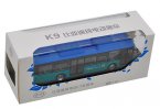 Blue 1:64 Scale Diecast BYD 12M Battery Electric City Bus Model