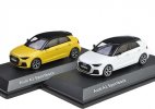 White / Yellow 1:43 Scale Diecast 2018 Audi A1 Sportback Model