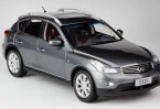 White / Gray / Red 1:18 Scale 2013 Diecast Infiniti EX25 Model