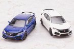 1:64 Blue / White TSM Diecast Honda Civic Type R Model