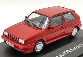 Red 1:43 Scale IXO Diecast 1989 VW Golf Rallye G60 Model