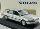 1:43 Scale Silver / Light Blue Diecast Volvo S80 Model