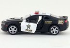 Black / Silver Kids 1:38 Police Diecast Chevrolet Camaro Toy