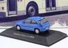 1:43 Scale Blue IXO Diecast 2000 Chevrolet Celta Model