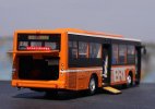 Orange 1:42 Scale Diecast Yutong BRT City Bus Model