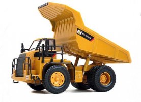 1:50 Scale Yellow Mineral Transportation Truck Toy