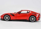 Red / Yellow 1:24 Scale Bburago Diecast Ferrari F12 TDF Model